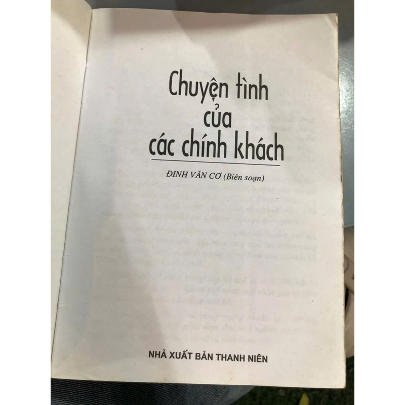 CHUYỆN TÌNH CỦA CÁC CHÍNH KHÁCH - Đinh Văn Cơ 448717
