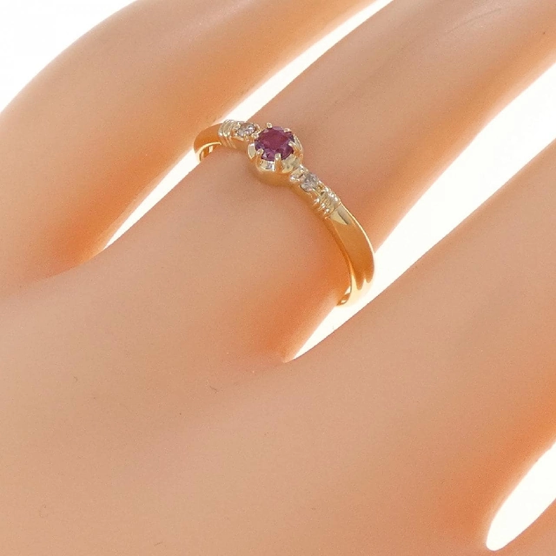 Nhẫn Ruby K18YG - Hàng hiệu Chính hãng 849736