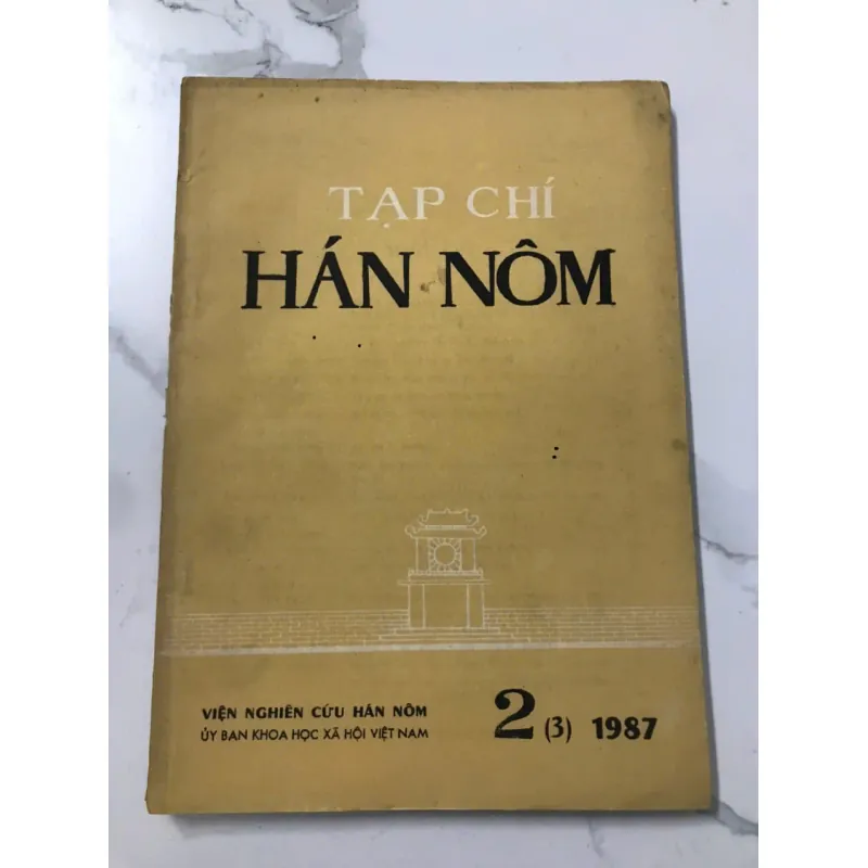 Tạp chí Hán Nôm – Số 2(3) - 1987 709687