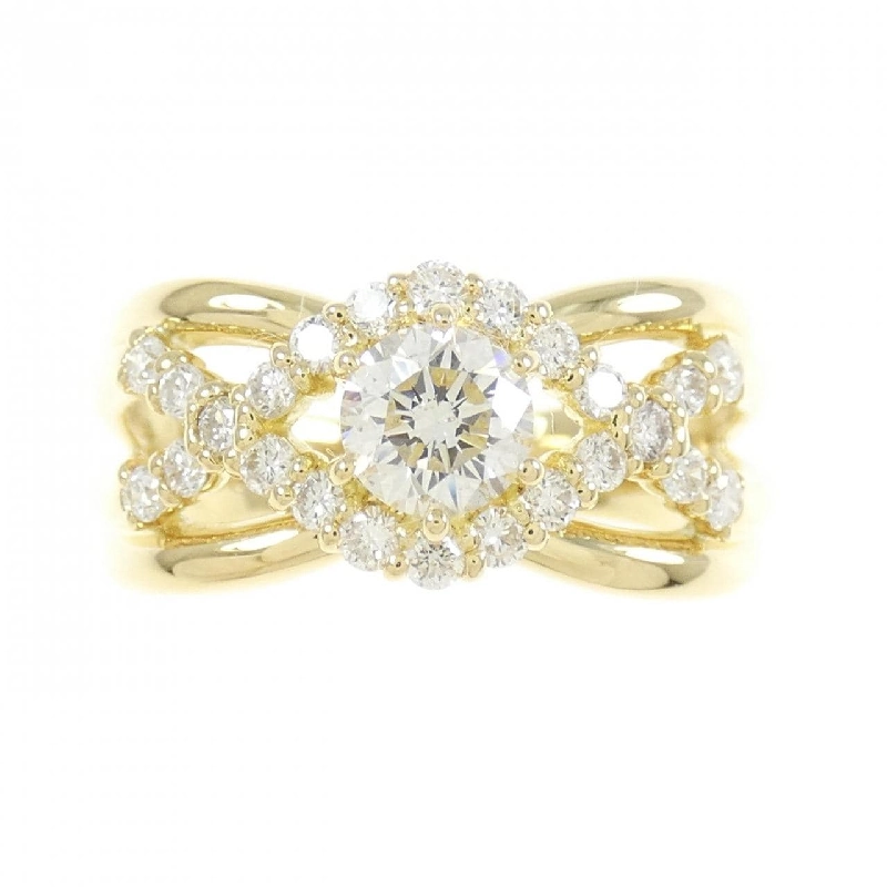 Nhẫn kim cương K18YG 0.524CT I SI1 VG - Hàng hiệu Chính hãng 872933