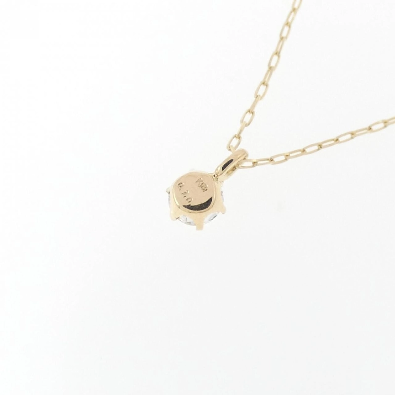 K18YG Solitaire Dây chuyền kim cương 0.10CT - Hàng hiệu Chính hãng 868696