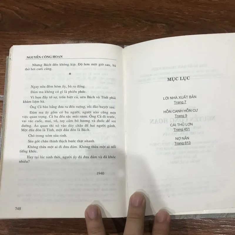 Tiểu thuyết Nguyễn Công Hoan - Hỗn cảnh hỗn cư - Cái thủ lợn - Nợ nần (k3) 798828