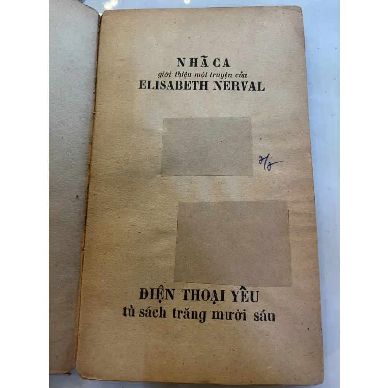 ĐIỆN THOẠI YÊU - NHÃ CA 754338