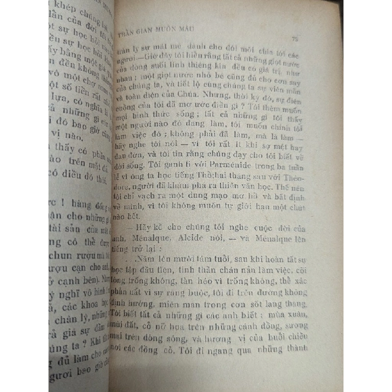 TRẦN GIAN MUÔN MÀU - ANDRE GIDE ( BẢN DỊCH LÊ THANH HOÀNG DÂN , MAI VI PHÚC ) 304379