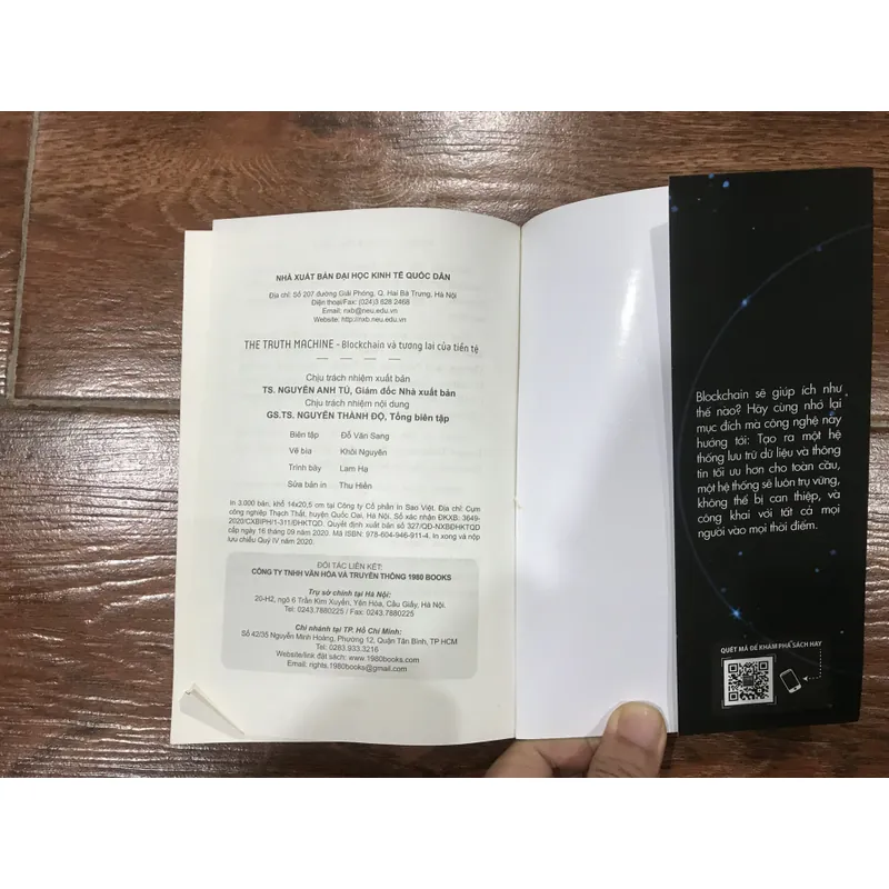 The Truth Machine Blockchain và tương lai của tiền tệ - Michael J. Casey & Paul Vigna (k3) 606706