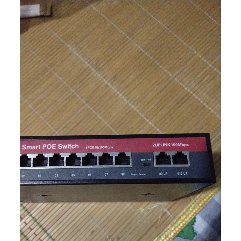 Switch Poe 8 cổng. Tốc độ 100Mbps. 273873