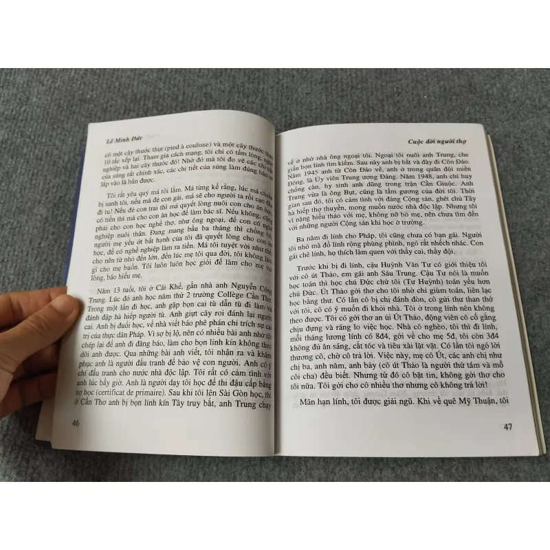 LÊ MINH ĐỨC CUỘC ĐỜI NGƯỜI THỢ (TỰ TRUYỆN) 729275