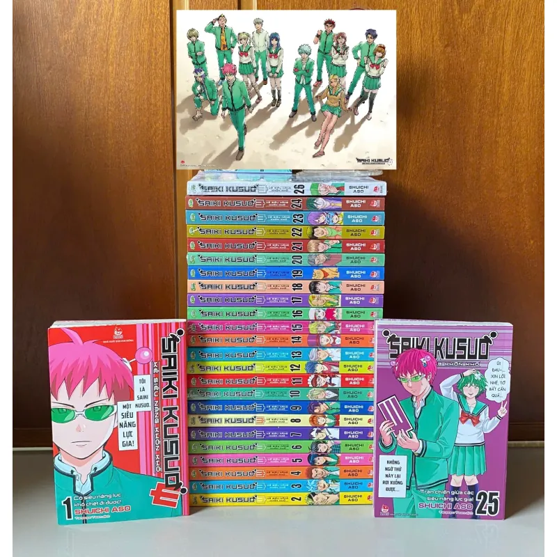 [Truyện Tranh Manga] Saiki Kusuo Kẻ Siêu Năng Khốn Khổ (Trọn Bộ 26/26 Tập - Shuichi Aso) 799970