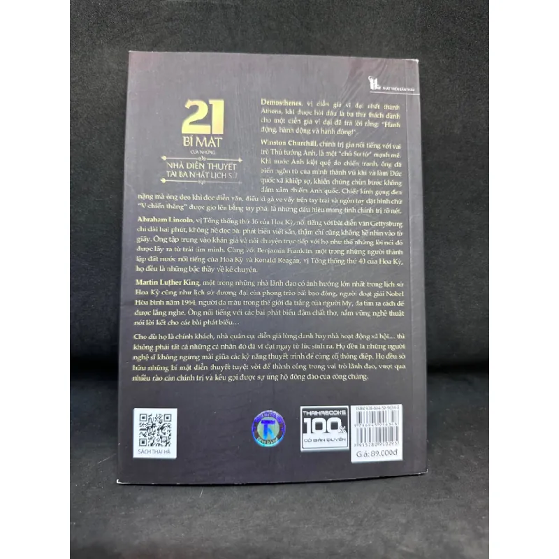 [Phiên Chợ Sách Cũ] 21 Bí Mật Của Những Nhà Diễn Thuyết Tài Ba Nhất Lịch Sử - James C. Humes,, 2018 1503 411401