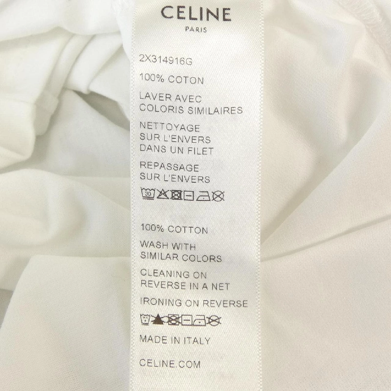 Áo thun logo cổ điển CELINE 2X314916G - Hàng hiệu chính hãng 811817