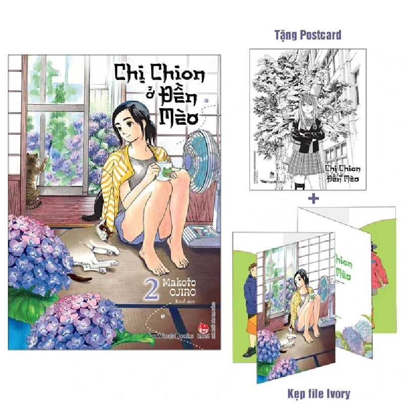 Chị Chion Ở Đền Mèo - Tập 2 - Makoto Ojiro (Mới 100%) Truyện tranh, NXB Kim Đồng - SÁCH ĐẠI HỌC 487015