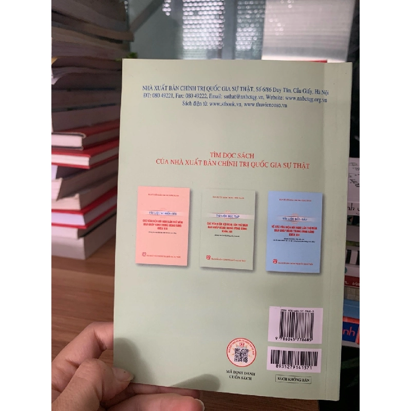 Các văn kiện hội nghị lần thứ 5 ban chấp hành trung ương đảng khoá Xlll -NXB chính trụ quốc gia sự thật 728860