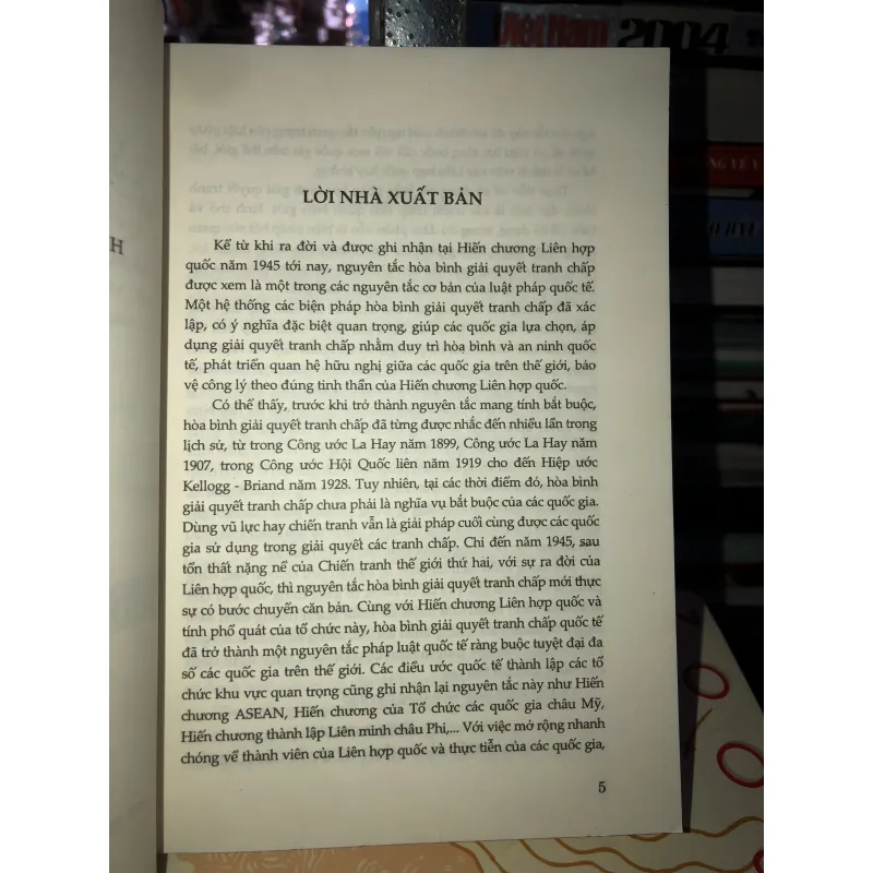 Giải quyết hòa bình, tranh chấp biên giới, lãnh thổ: Lý thuyết và thực tiễn 756989