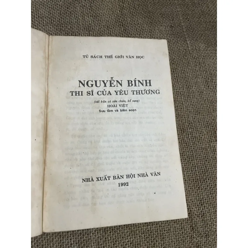 Nguyễn bính thi sĩ của yêu thương   797072