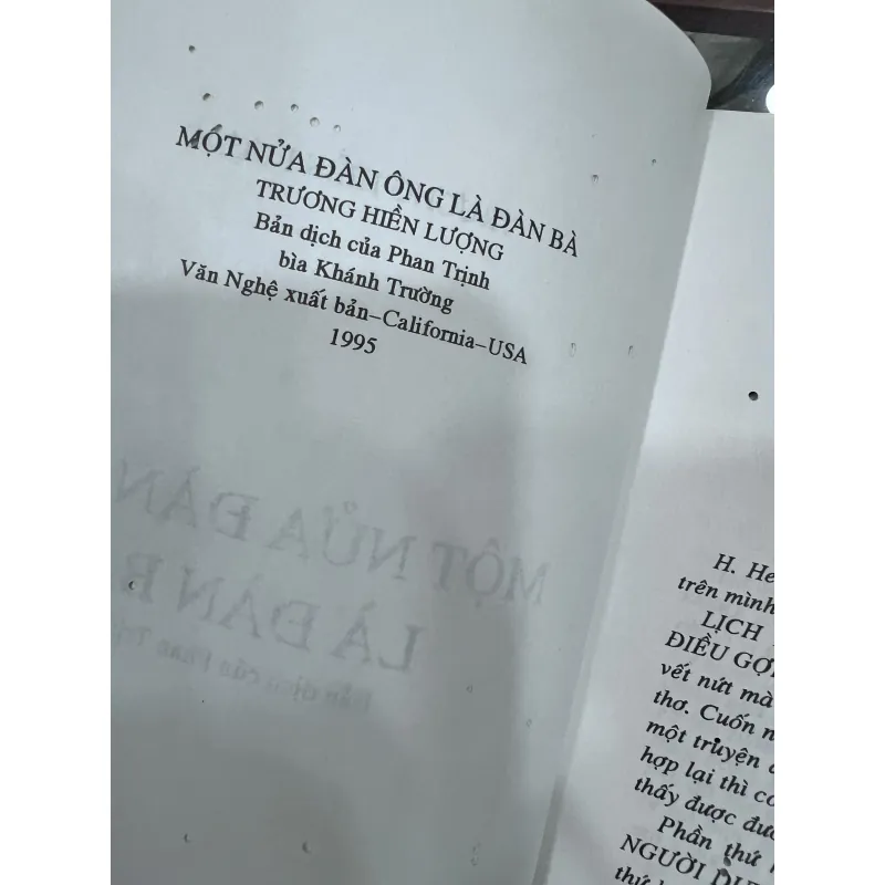 Một nửa đàn ông là đàn bà - Trương Hiền Lượng 754067