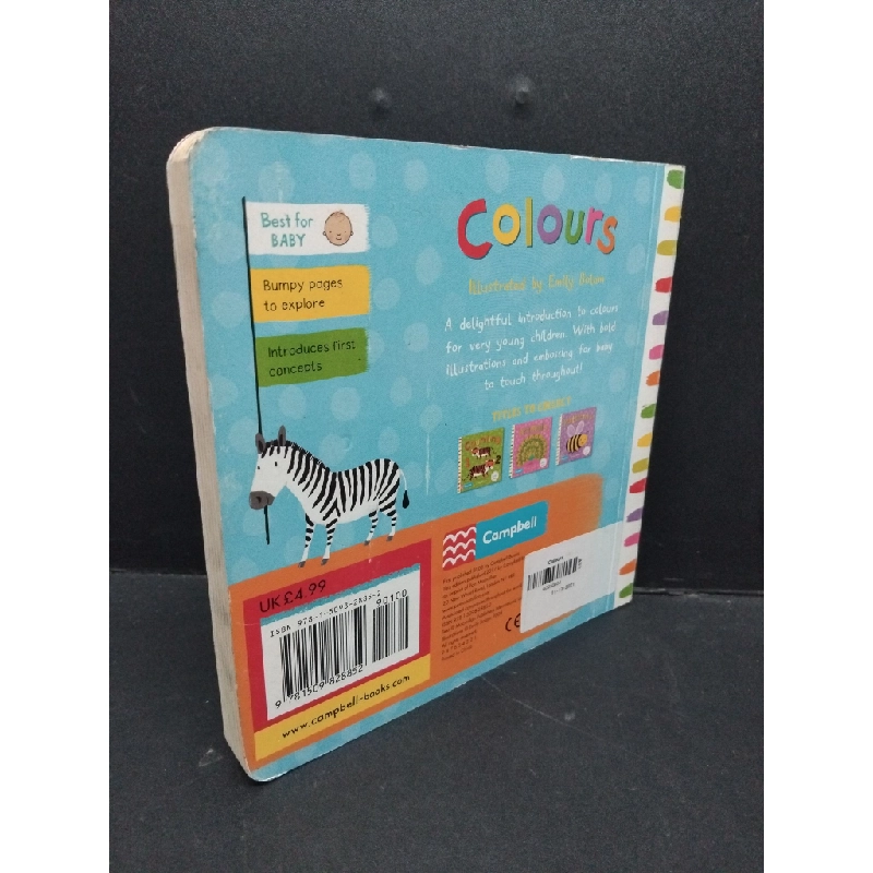 a Bumpy book - Colours mới 80% ố nhẹ HCM2809 Campbell NGOẠI VĂN 295662