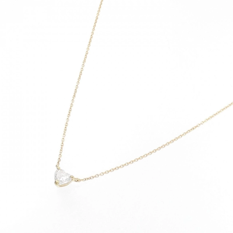 K18YG Dây chuyền kim cương 0.366CT E VS2 hình trái tim - Hàng hiệu Chính hãng 874579