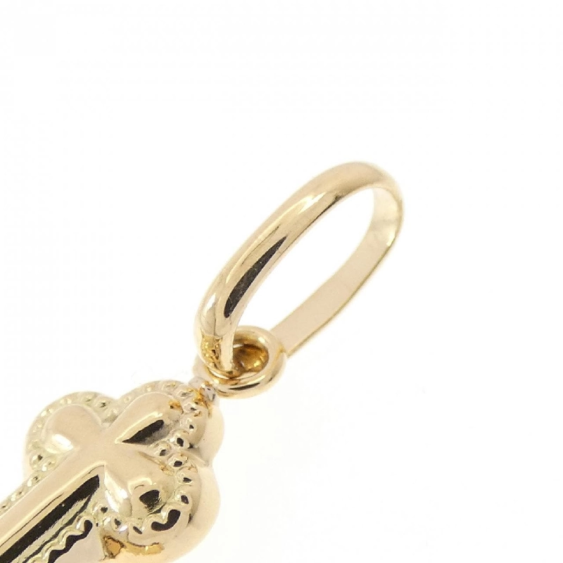 K18YG Mặt dây chuyền hình chữ thập - Hàng hiệu Chính hãng 863883