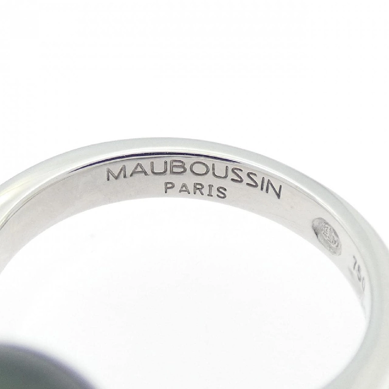 Mouboussan Nhẫn Ngọc Trai Đen 9.1mm - Hàng hiệu Chính hãng 837601