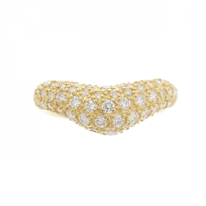 Nhẫn kim cương Pavé 750YG 0.53CT - Hàng hiệu Chính hãng 846128