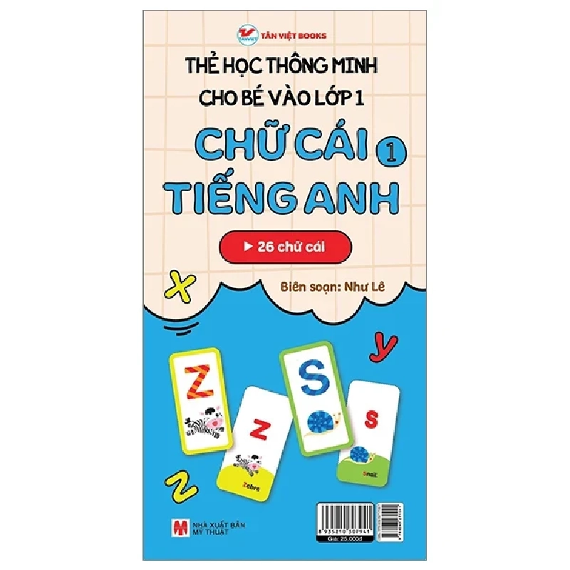 Thẻ Học Thông Minh Cho Bé Vào Lớp 1 - Chữ Cái Tiếng Anh 1 - Như Lê 402521