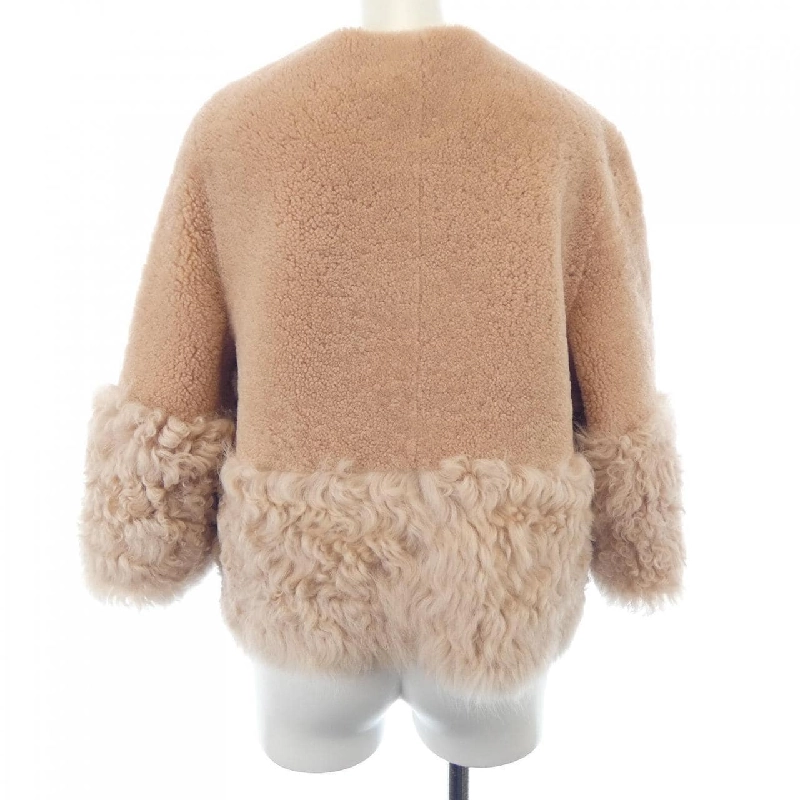 【Mã giảm giá】Red Valentino Áo khoác lông cừu 630806