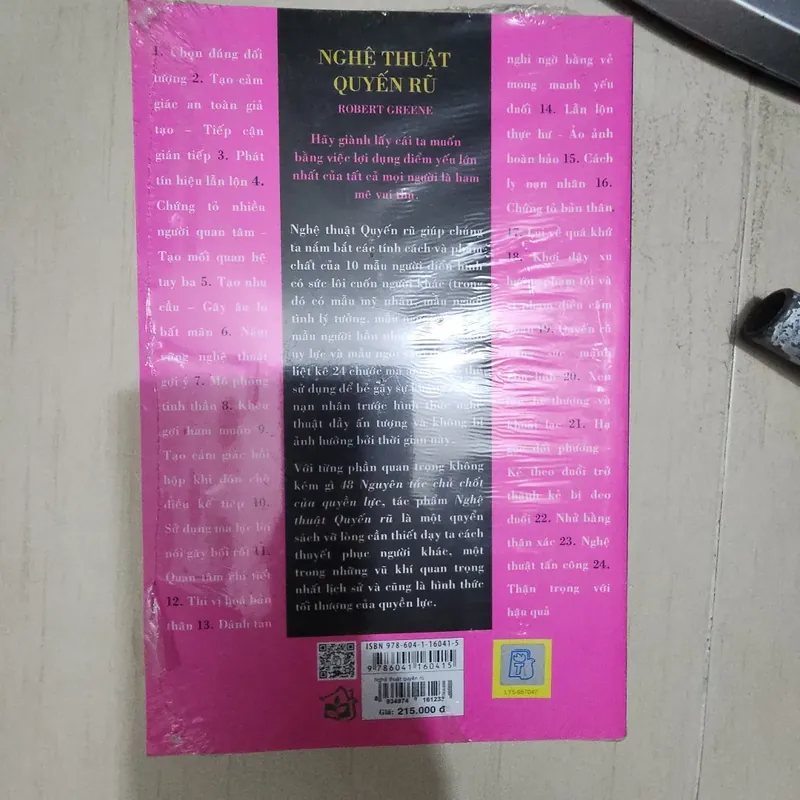 Sách Nghệ thuật quyến rũ của Robert Greene mới 90% 715281