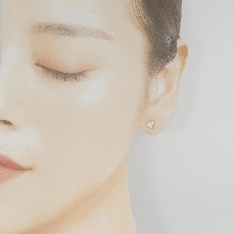 K18YG/ST Bông tai kim cương 0.327CT 0.366CT G I1 Tốt - Hàng hiệu Chính hãng 874695