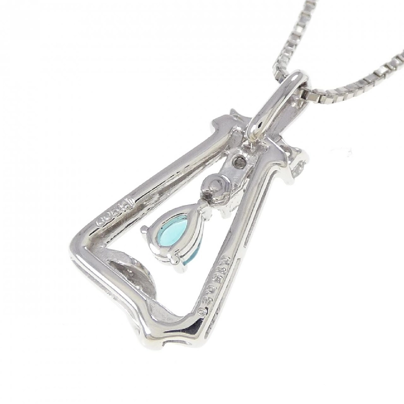 Dây chuyền Paraiba Tourmaline PT900/PT850 0.15CT - Hàng hiệu Chính hãng 859140