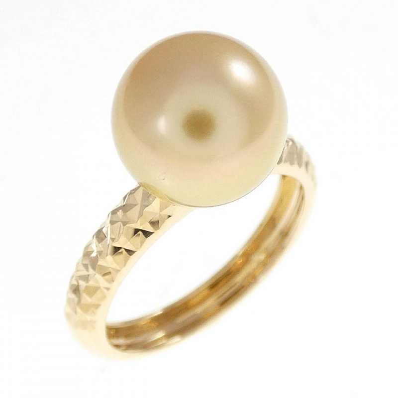 Nhẫn ngọc trai trắng K18YG 10.0mm - Hàng hiệu Authentic 854847