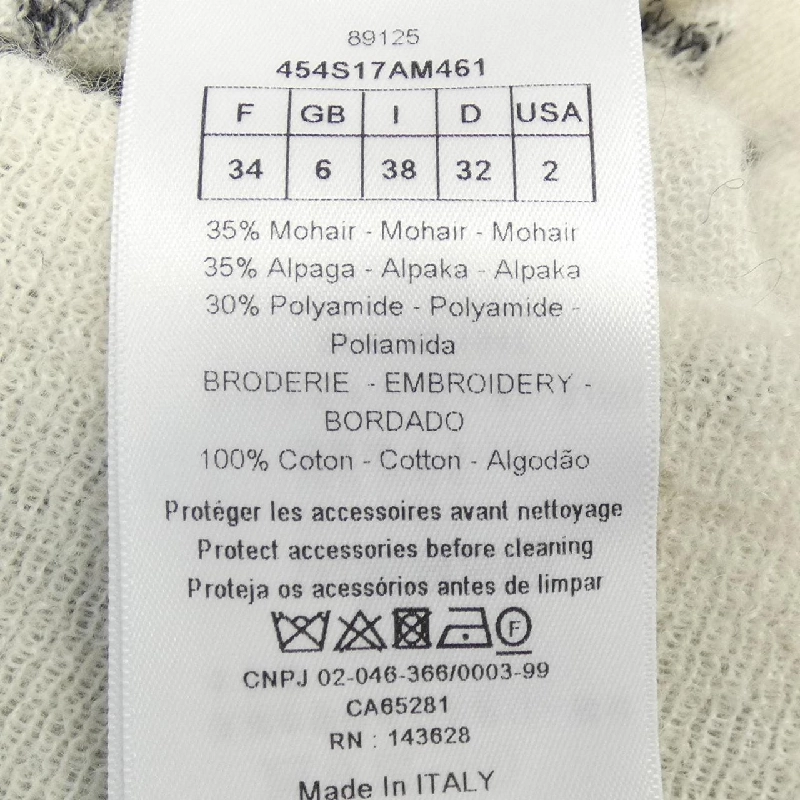 クリスチャンディオール CHRISTIAN DIOR 454S17AM461 ニット - Hàng hiệu Authentic 773957