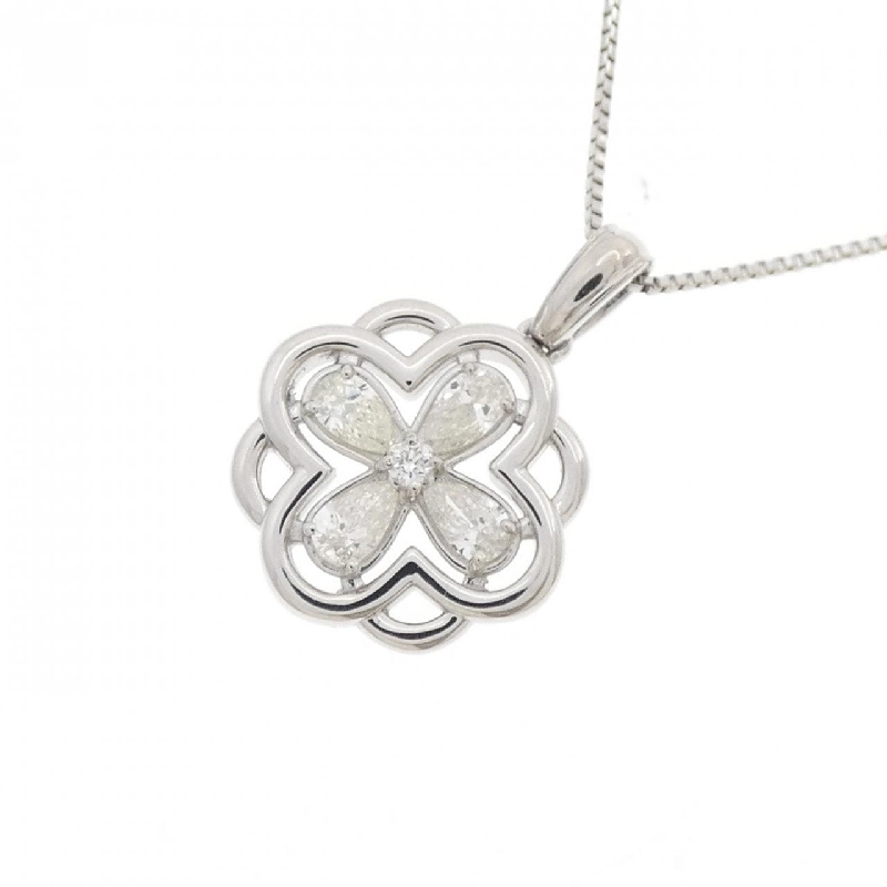 Dây chuyền kim cương hoa PT900/PT850 0.22CT - Hàng hiệu Chính hãng 860369