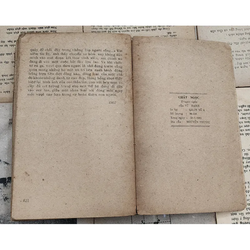 Tập truyện ngắn Chất Ngọc, tác giả Vũ Hạnh 707778