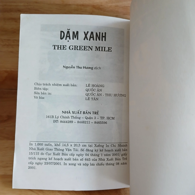 Stephen King: Dặm Xanh
& Điện Thoại Di Động 274019