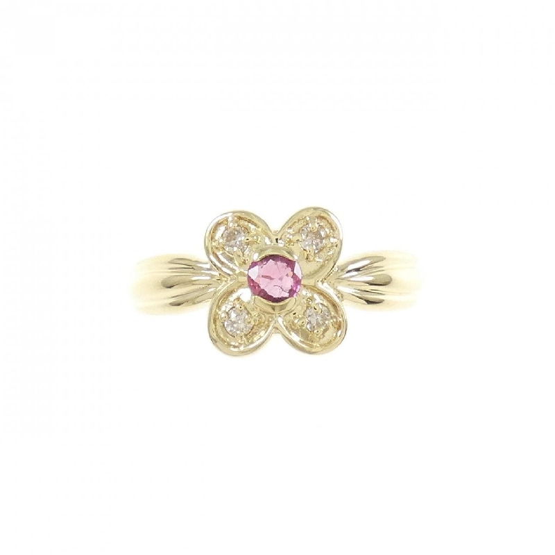 Nhẫn Ruby Hoa K18YG 0.08CT - Hàng hiệu Chính hãng 856750