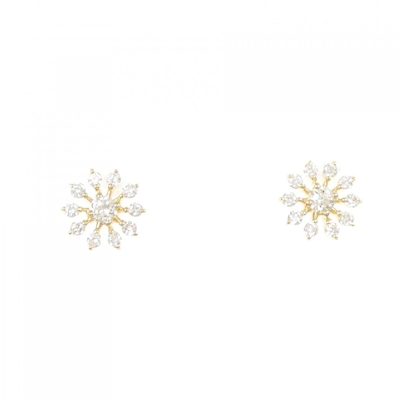 K18YG Bông tai kim cương 0.30CT - Hàng hiệu Chính hãng 870345