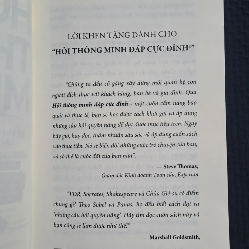 Hỏi thông minh, đáp cực đỉnh Andrew Sobel & Jerold Panas 728730