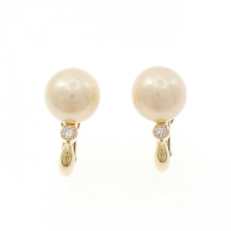 K18YG Bạch Ngọc Trai Bông Tai 10.3mm - Hàng hiệu Chính Hãng 872797