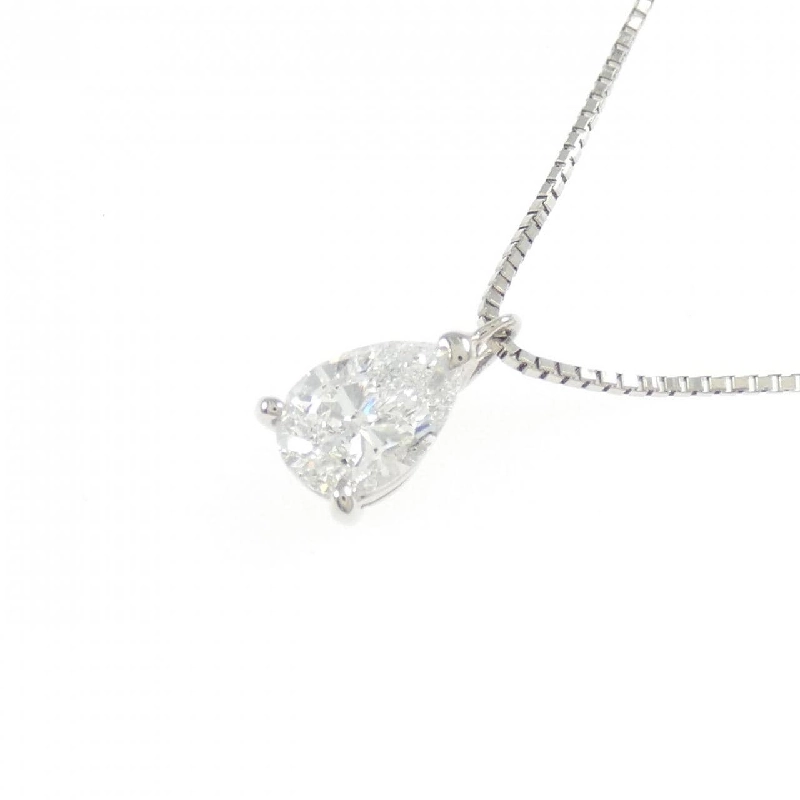 Dây chuyền kim cương PT900/PT850 0.651CT D SI1 hình giọt nước - Hàng hiệu Authentic 873284