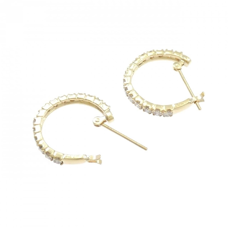 K18YG Bông tai Kim cương 1.00CT - Hàng hiệu Chính hãng 863037