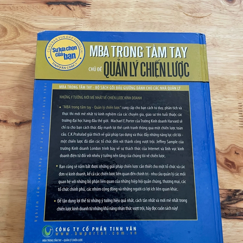 II Tựa sách: MBA Trong Tầm Tay _ Chủ Đề: Quản Lý Chiến Lược - 2009 464127