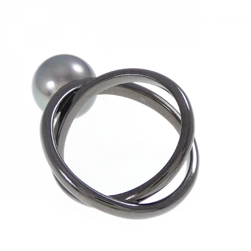 Nhẫn ngọc trai đen Mikimoto 10.1mm - Hàng hiệu Authentic 835716