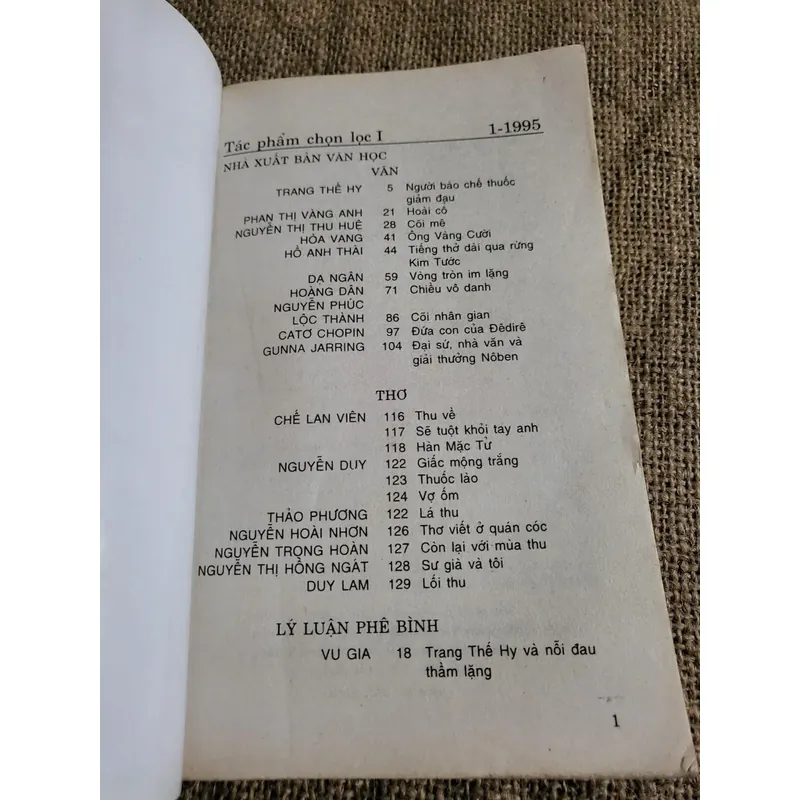 Tạp chí Tác phẩm Văn học  707874