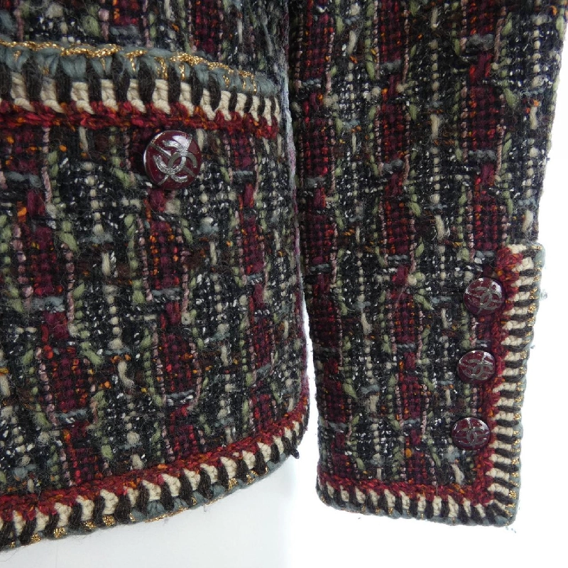 Jacket không cổ CHANEL P52693V39167 629091