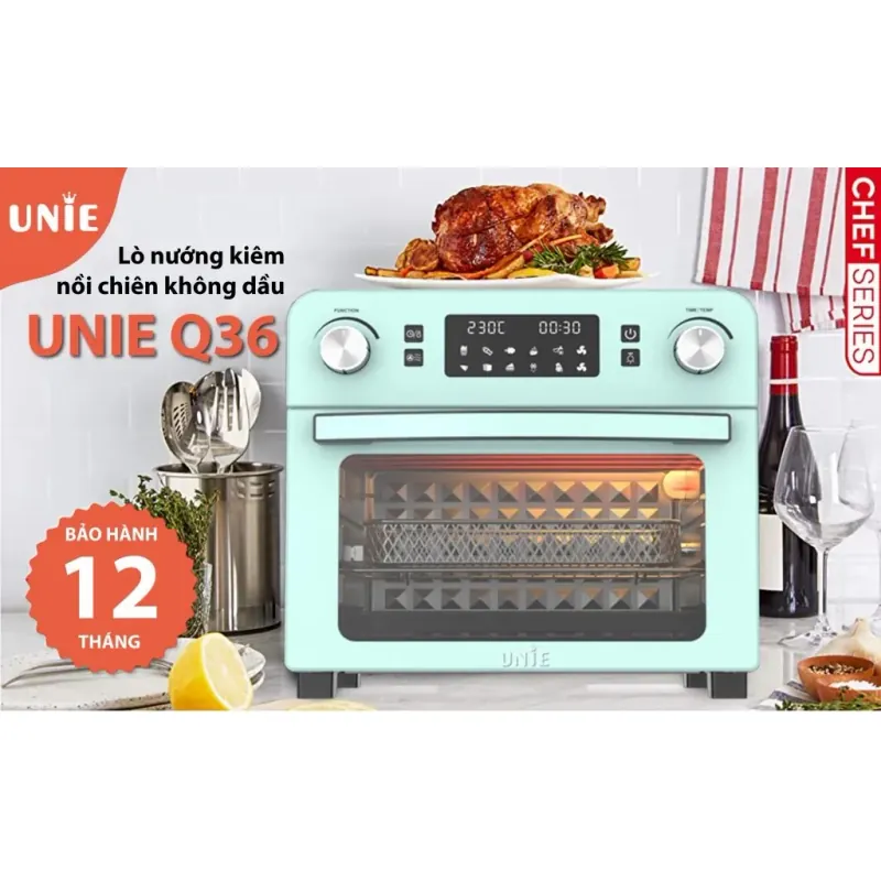 UNIE Q36 – Lò nướng kiêm nồi chiên 2in1 cho căn bếp gọn nhẹ! 715772