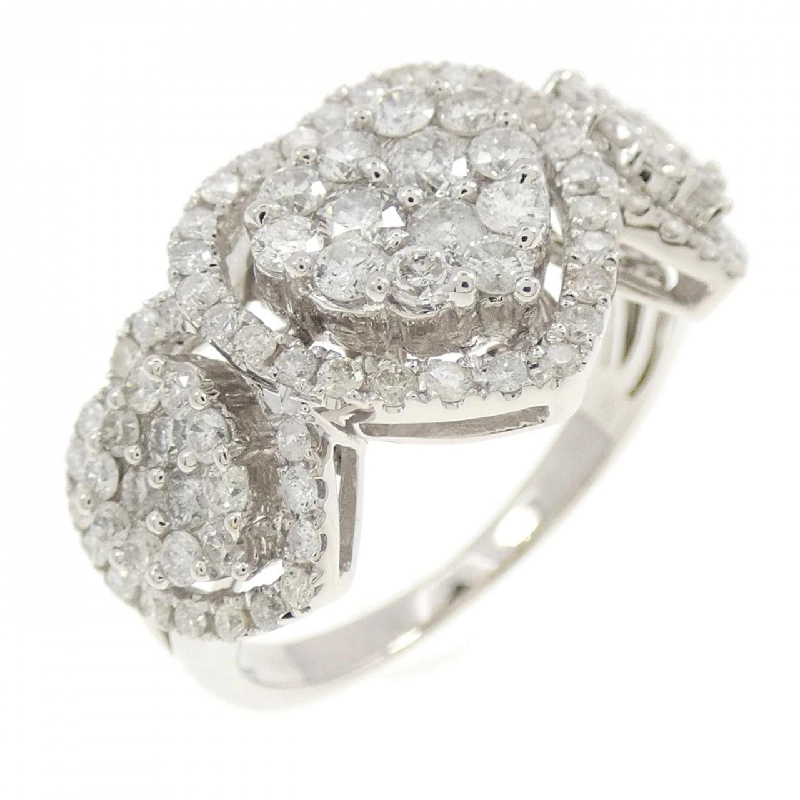 Nhẫn kim cương hình trái tim K18WG 1.00CT - Hàng hiệu Chính hãng 859485