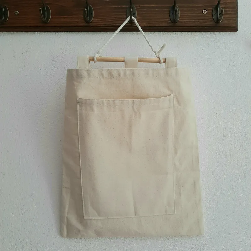 Túi canvas đựng đồ treo tường 2 ngăn 595058