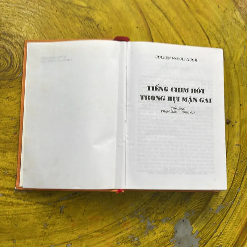 TIẾNG CHIM HÓT TRONG BỤI MẬN GAI- COLLEEN McCULLOUGH 605125