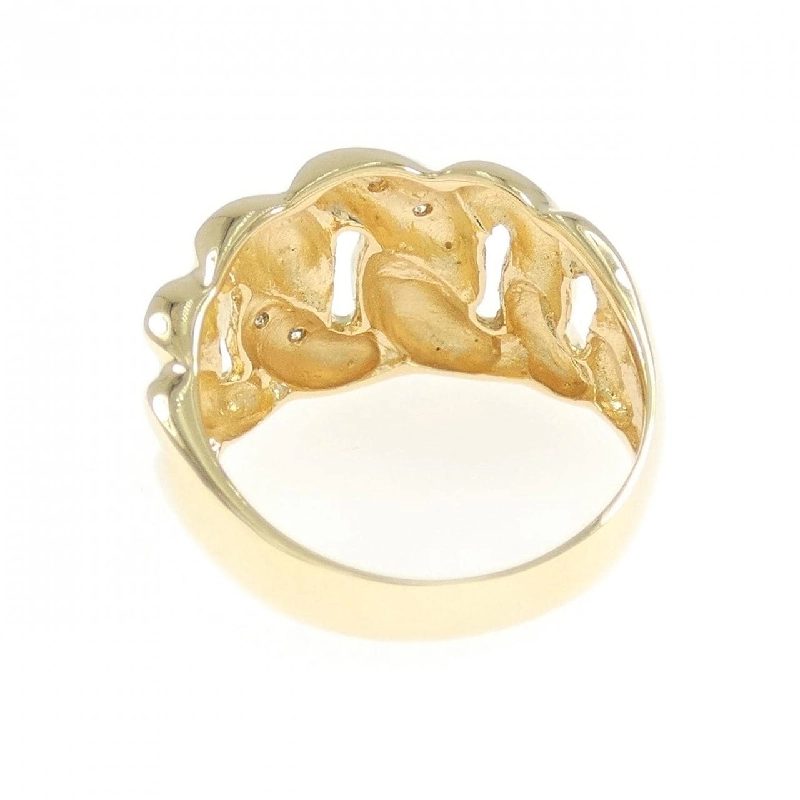 Nhẫn kim cương K18YG 0.02CT 669263