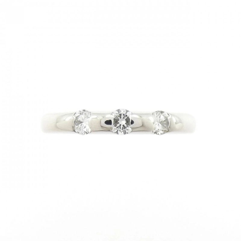 Nhẫn kim cương ba viên PT900 0.32CT - Hàng hiệu Authentic 848300